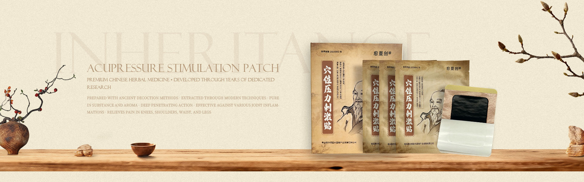 Akupresszúrás stimuláló tapasz